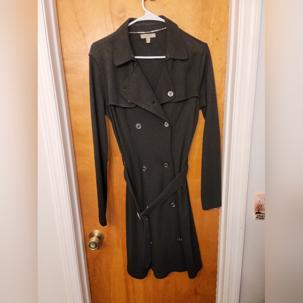 Black Burberry Coat